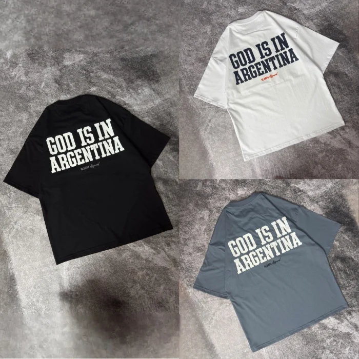 Remera Oversize Arg Cristiana