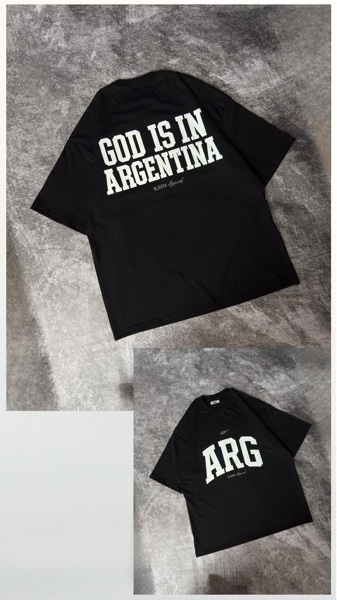 Remera Oversize Arg Cristiana - Imagen 2
