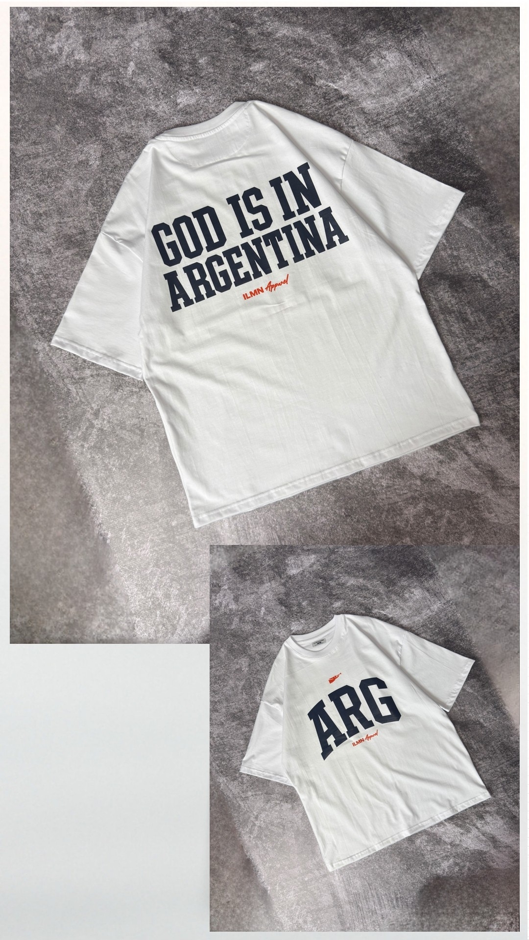 Remera Oversize Arg Cristiana - Imagen 3