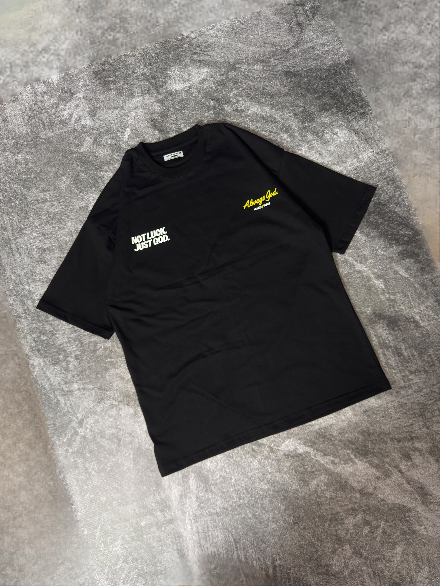 Remera Oversize  Not Luck Cristiana - Imagen 3