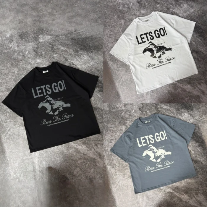 Remera Boxy Fit Lets Go Cristiana
