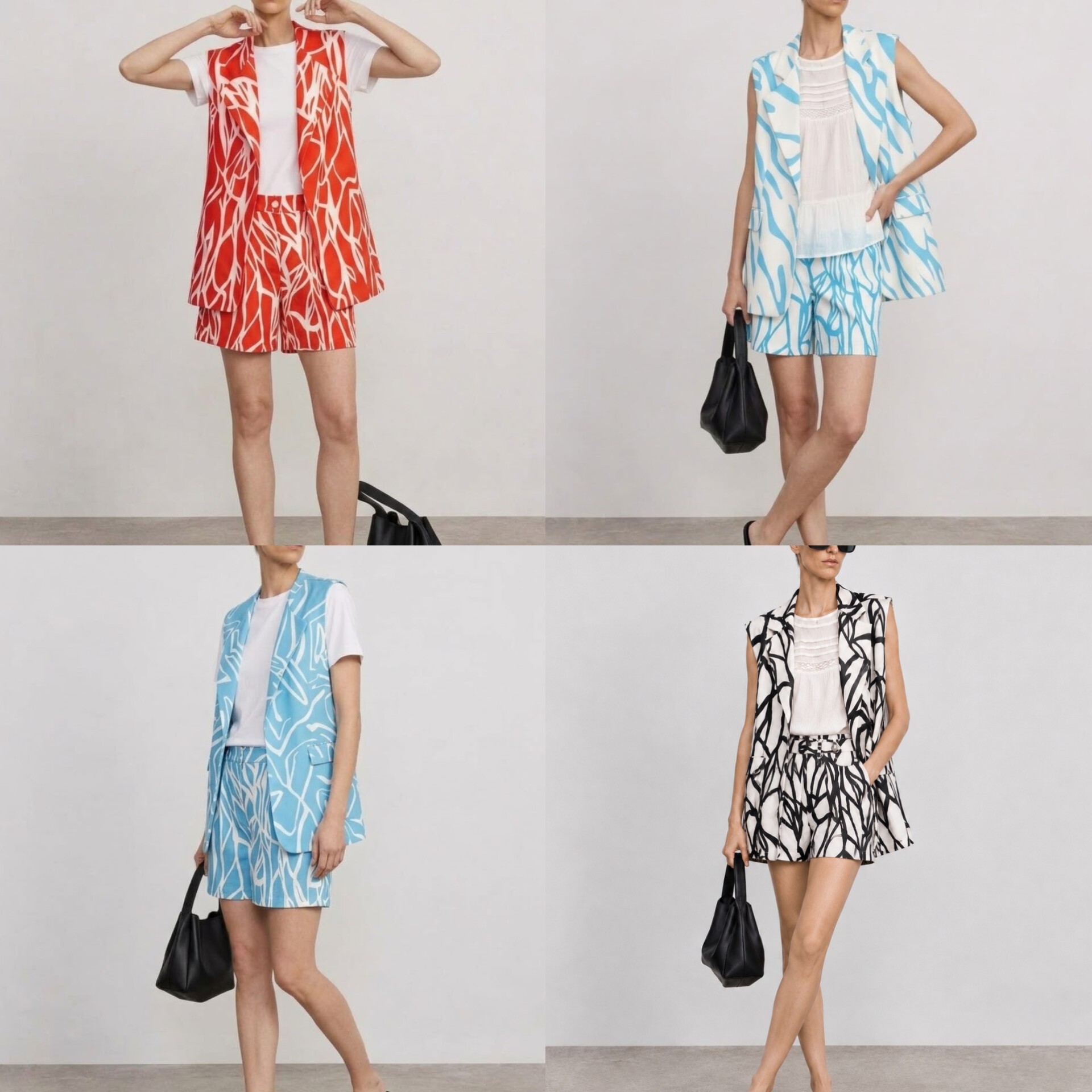 (dv4807) Short Sastrerp Estampado - Imagen 3