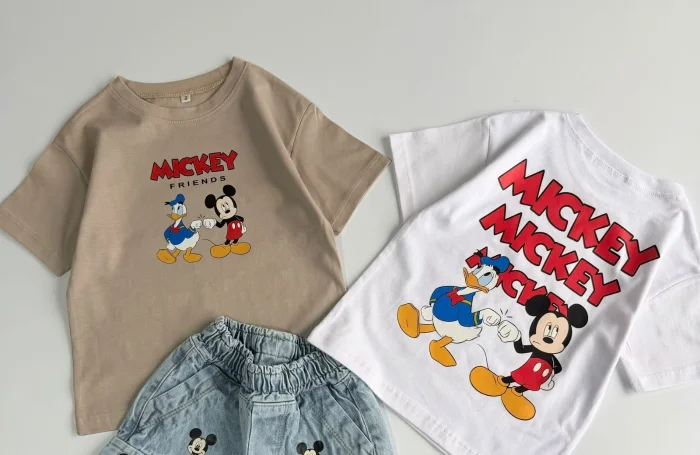 Remera Mickey Friends (doble Estampado)