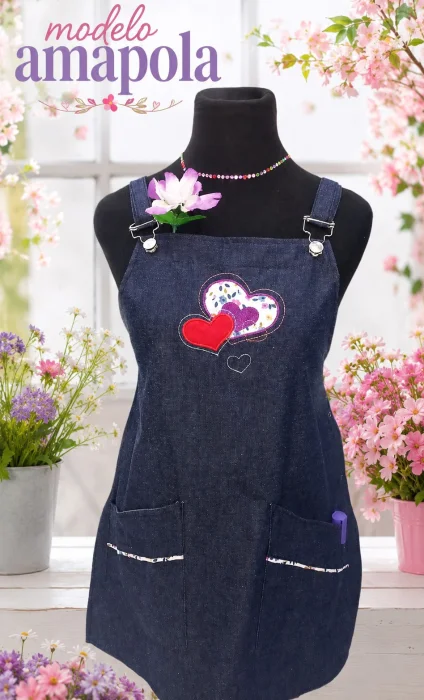 Delantal de Maestra en Jeans