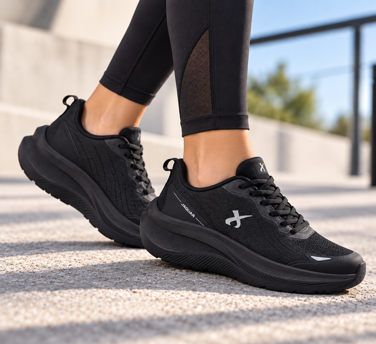 Zapatilla Deportiva Liviana Jaguar Linea Importada Art. 9421 (35 al 40) - Zapatillas%20negras%20Jaguar%20en%20movimiento.png