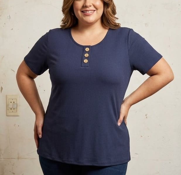 Remeras de Morley Viscosa con Botones 7al10 - Imagen 3
