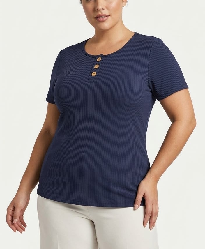 Remeras de Morley Viscosa con Botones 7al10 - Imagen 5