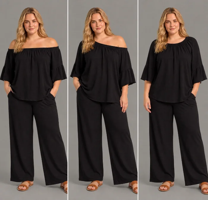 Blusa Lino Elastizada