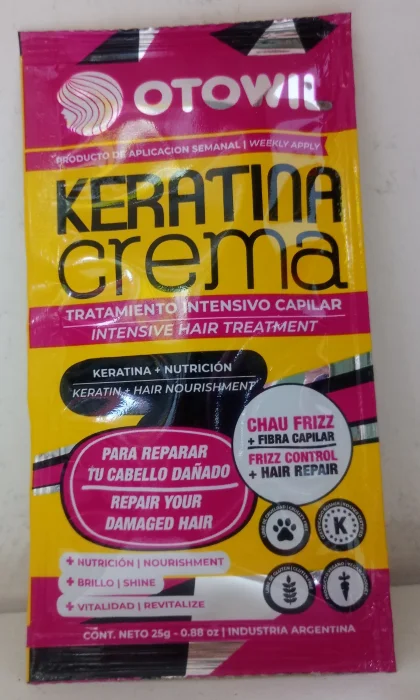 Crema Keratina Sachet Otowil