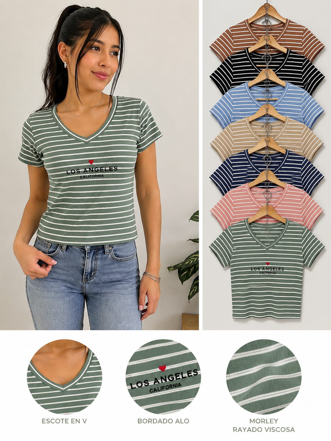 Remeras Morley Cuello V - Imagen 3