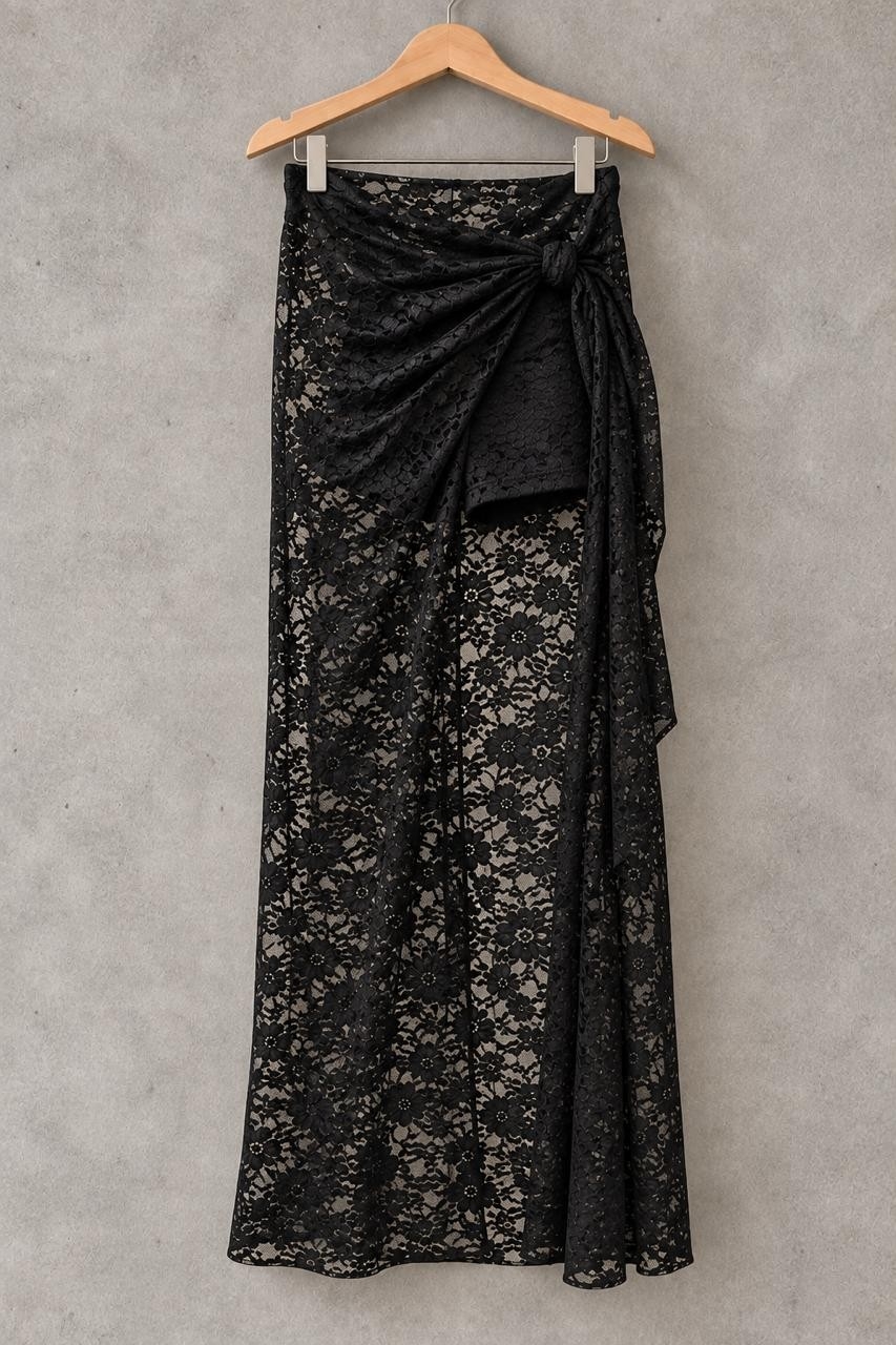 Pollera Pareo de Encaje - Imagen 3