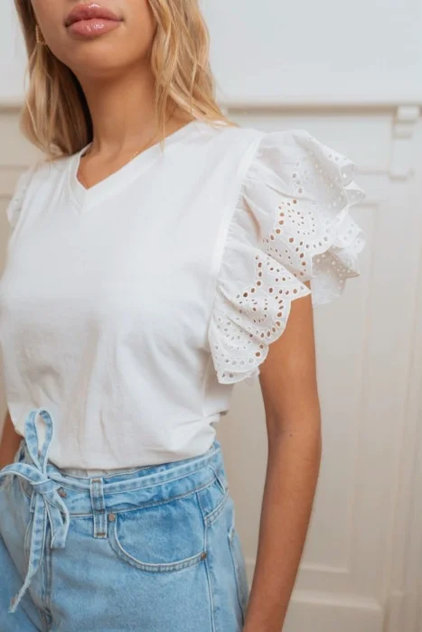 Remera con Volados