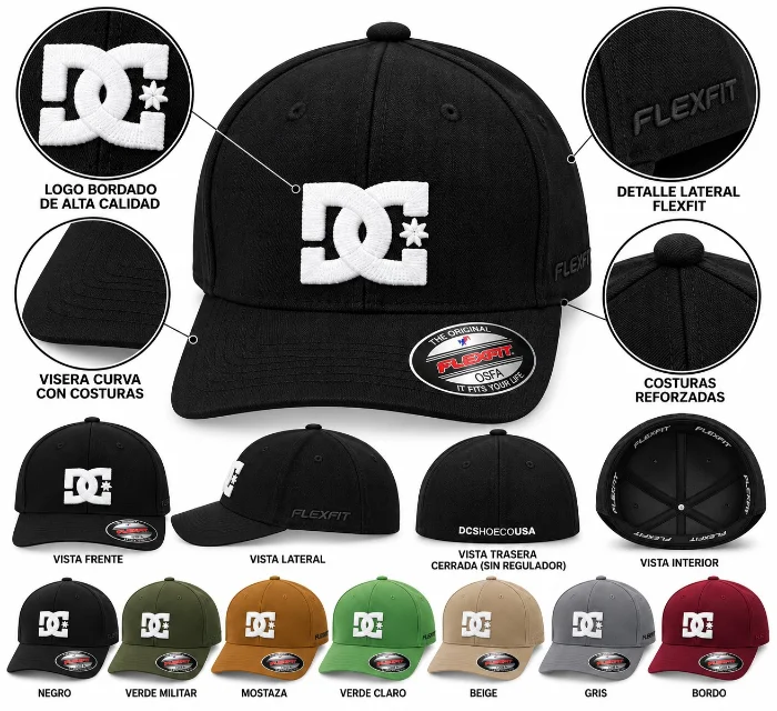 Gorra Dc Cerrada