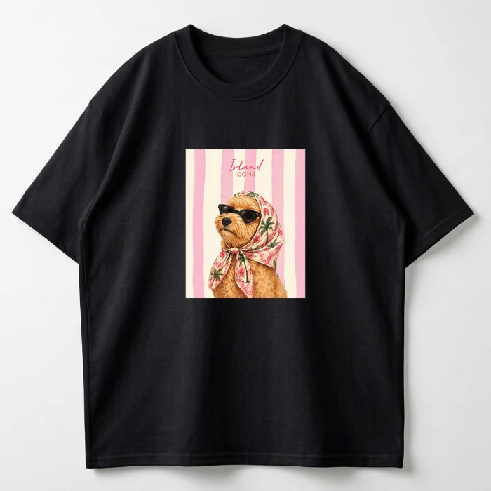 Adulto- Remera Over Perrito Astetic