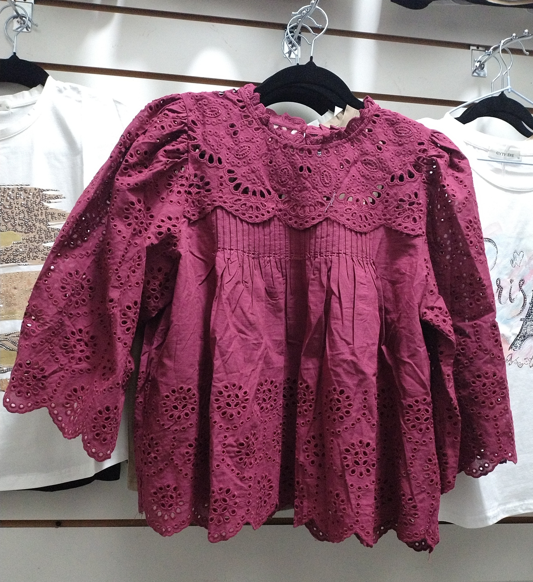 Blusa  en Broderie - Imagen 3