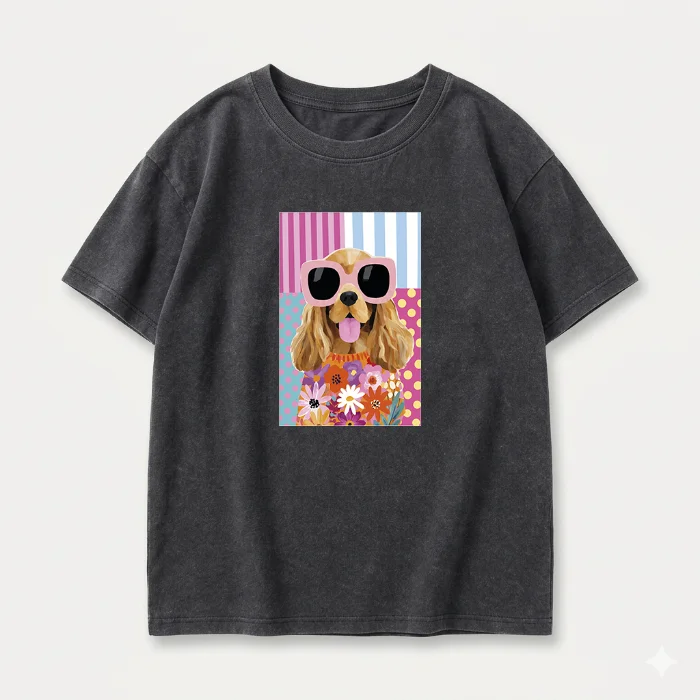 Nena- Remera Over Batik Coker Vintage