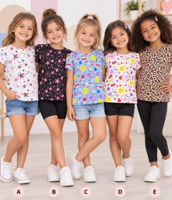 Remeras Modal Soft Niña