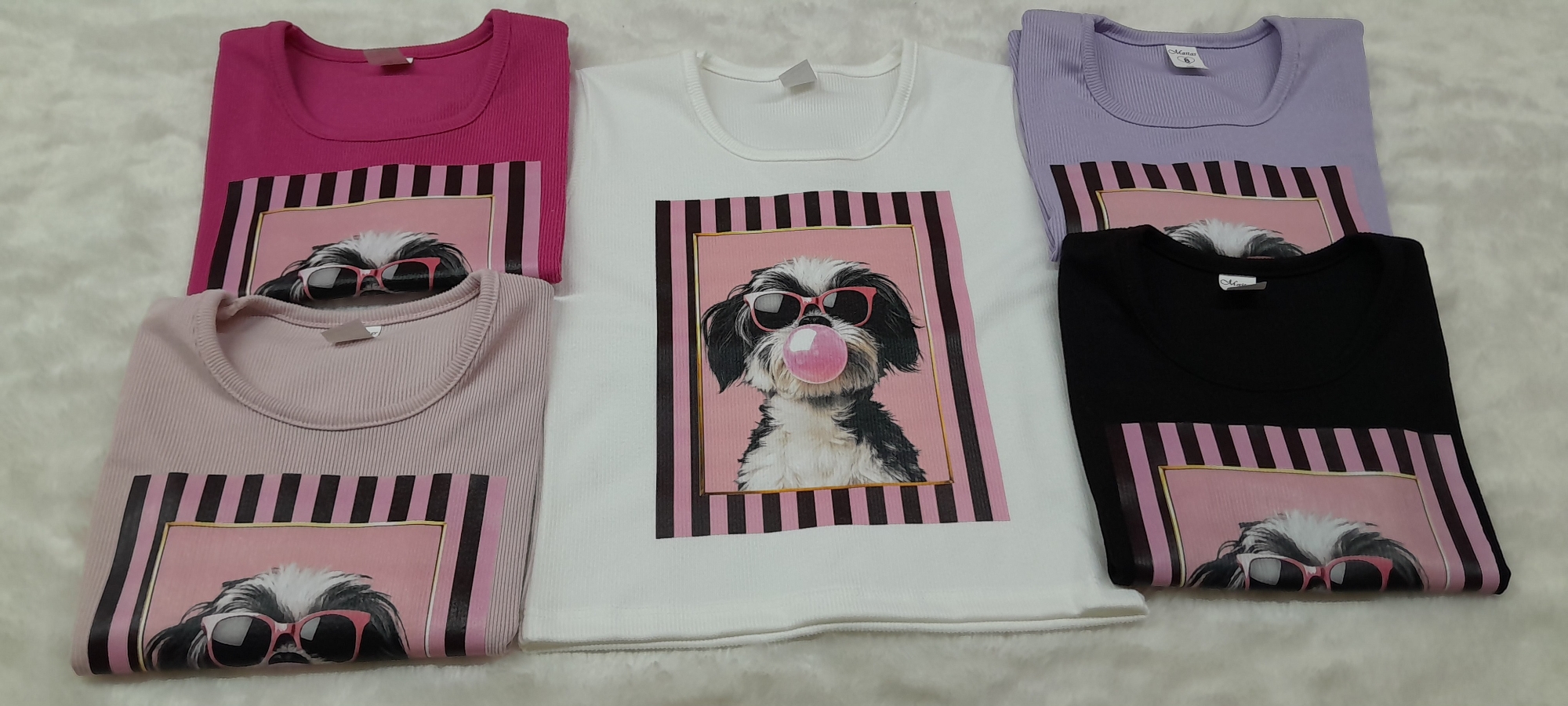 Remeras de Micro Morley Algodón con Dibujo - Imagen 3