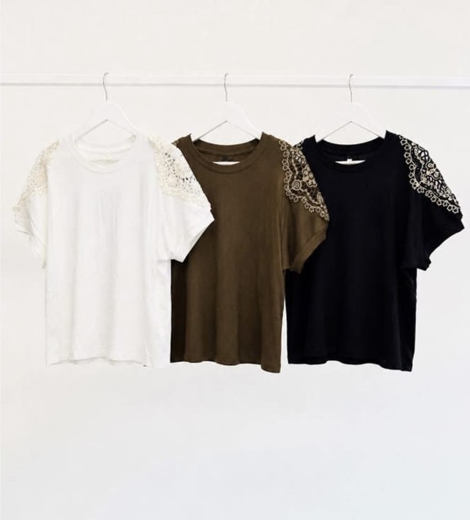 Remera de Morley con Aplique en el Hombro - Imagen 2