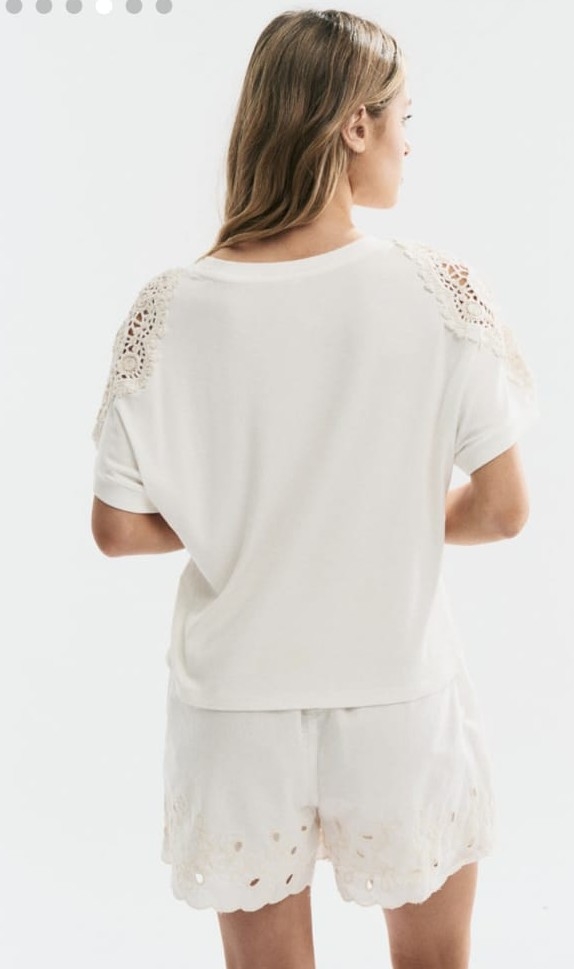 Remera de Morley con Aplique en el Hombro - Imagen 3