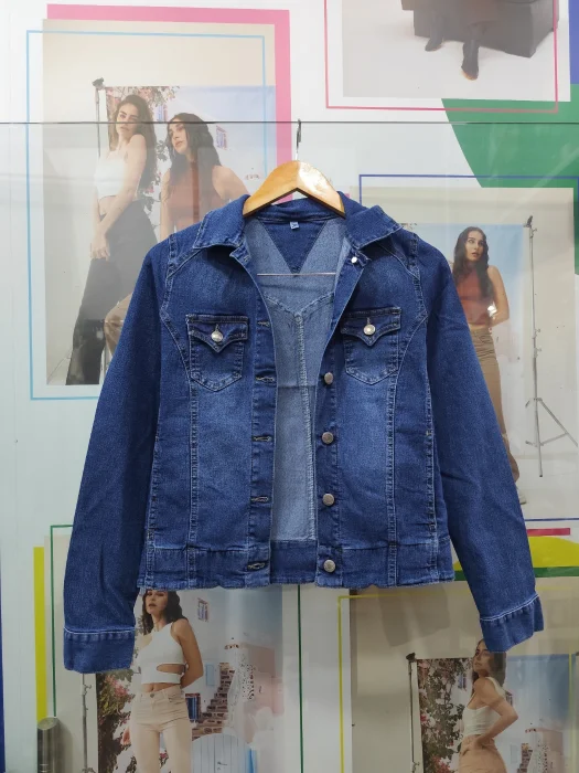 Campera Elastizada Azul