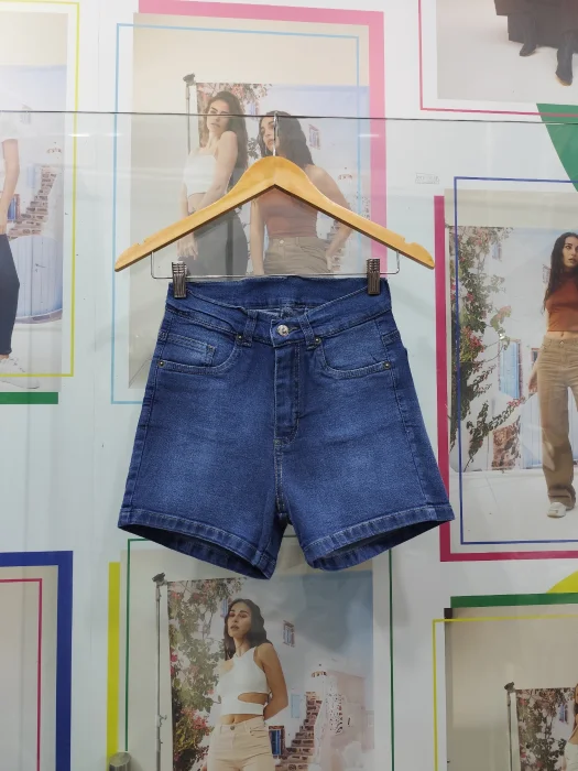 Short Elastizado Azul