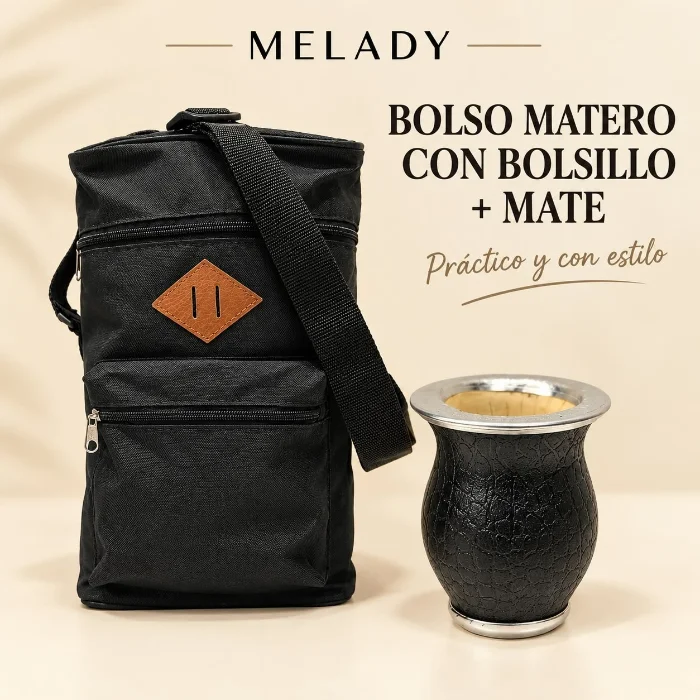 Bolso Matero con Bolsillo + Mate