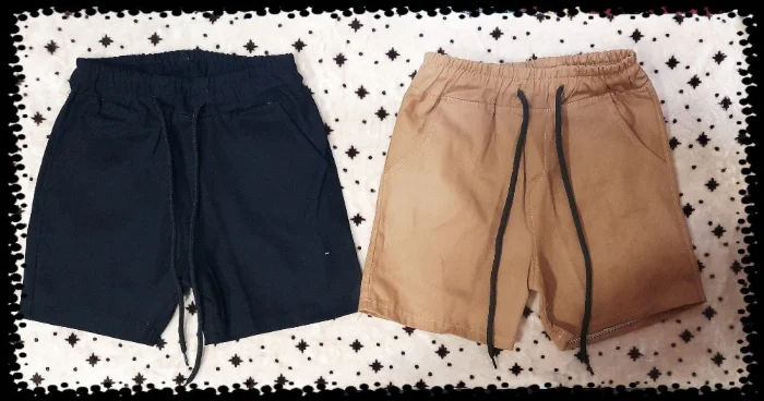 Bermuda Gabardina Común de Niño Lisos.