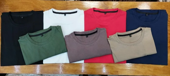 Remeras Lisas de Algodón Peinado 24/1 (cortes Reales)