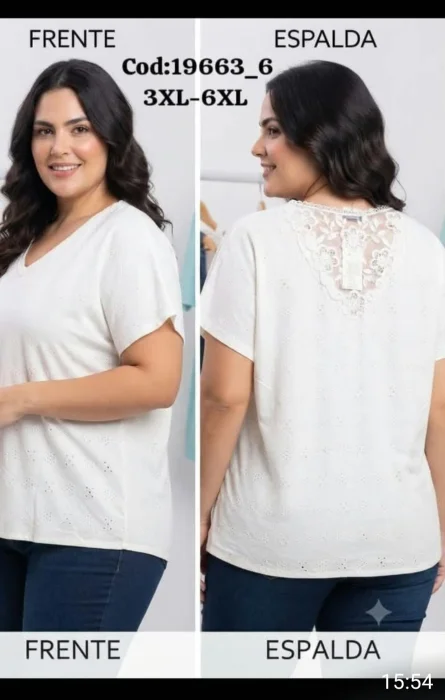 Remeras Talles Especiales  Importado Mínimo 4 Prendas por Pedido
