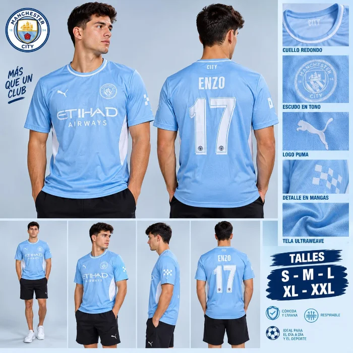 Camiseta Manchester City Adulto Enzo Fernandes