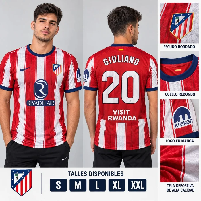 Camiseta Atlético Madrid Adulto Premium