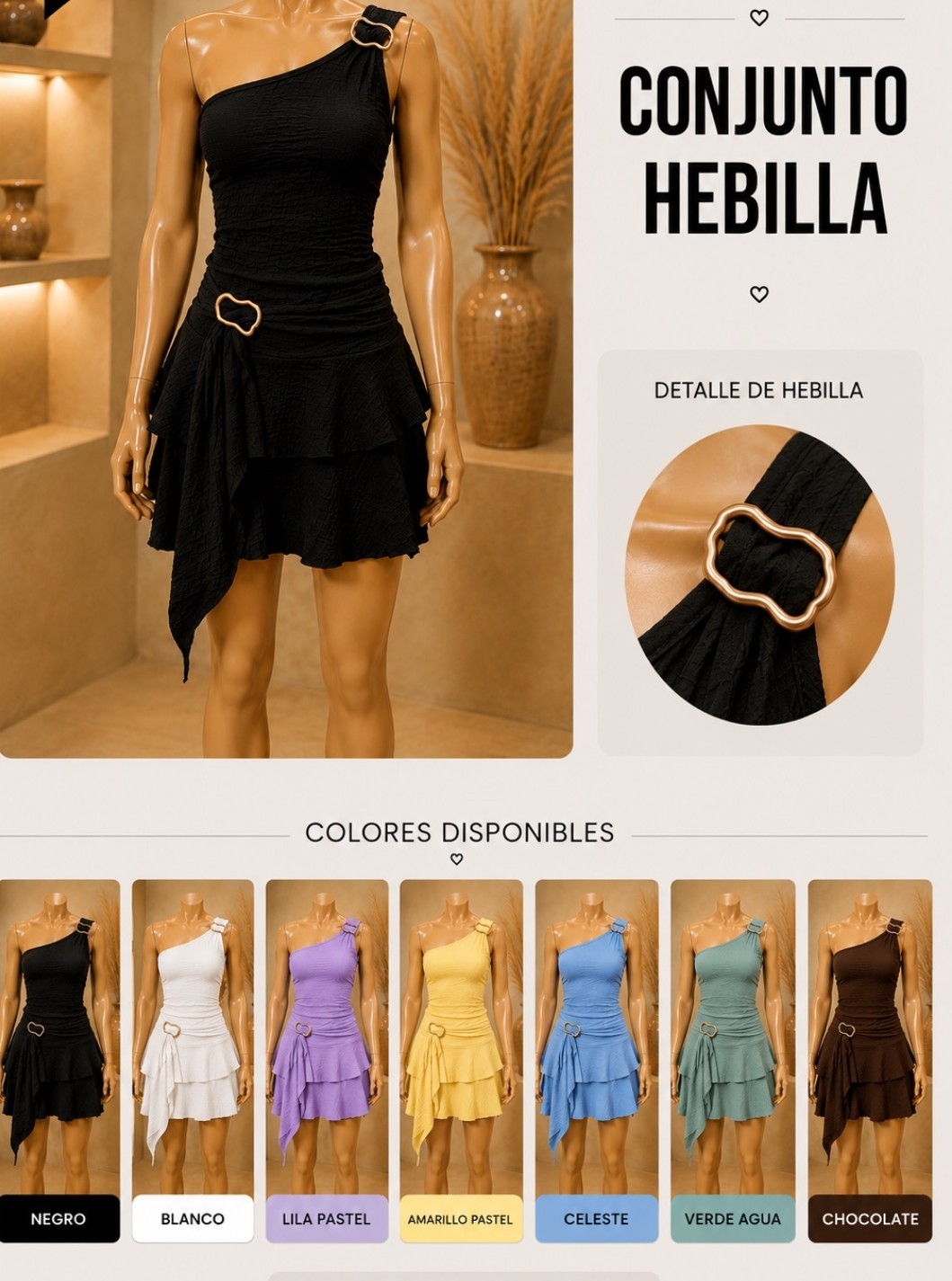 Conjunto  Hebilla Mujer - Imagen 2