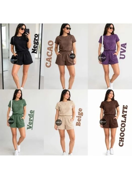 Conjunto Hawai Bruzela Talles 2.4.6