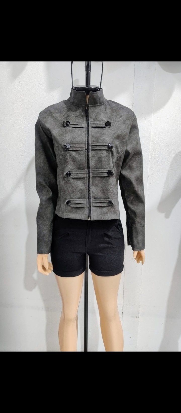Chaqueta Napoleón de Cuerina Liviana de Está Temporada Talle 1 al 4 - Imagen 3