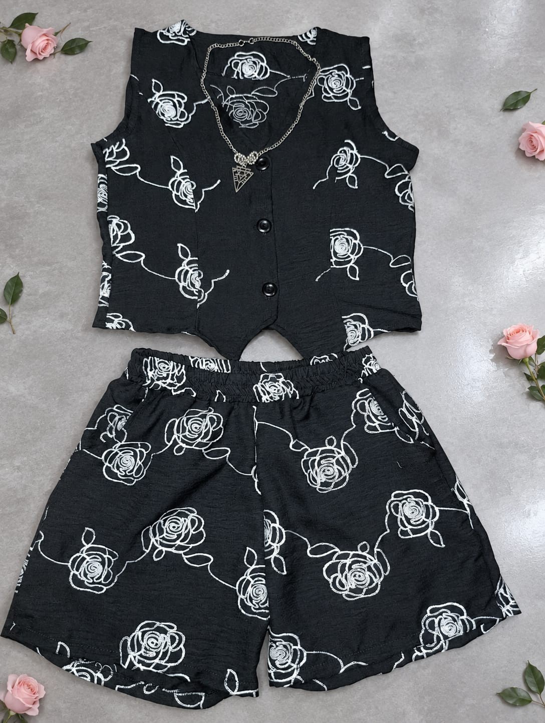 Conjunto de Lino Bordado - Imagen 3