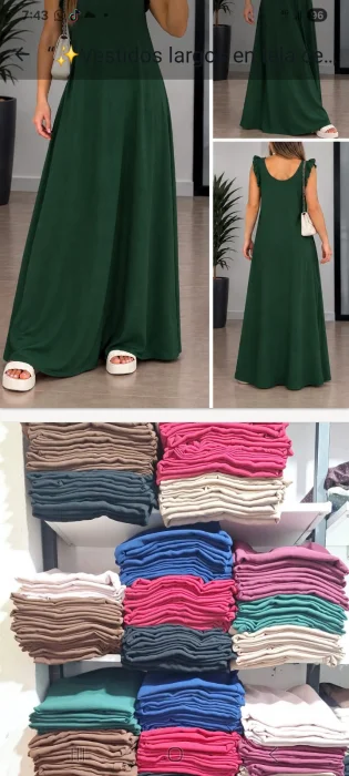 Vestidos Lisos 2 al 7