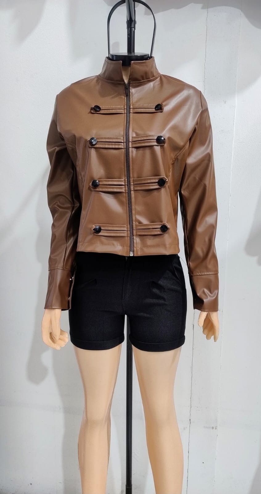 Chaqueta Napoleón de Cuerina Liviana Primaveral Talles del 1 al 4 - Imagen 2