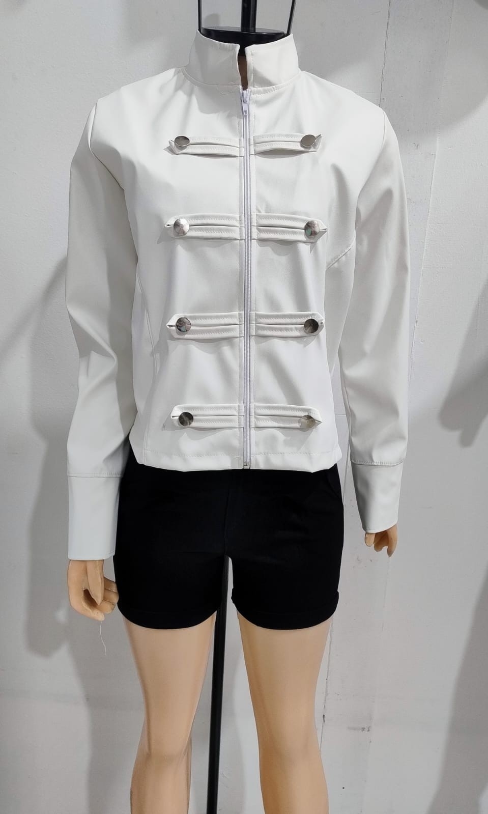 Chaqueta Napoleón de Cuerina Liviana Primaveral Talles del 1 al 4 - Imagen 3