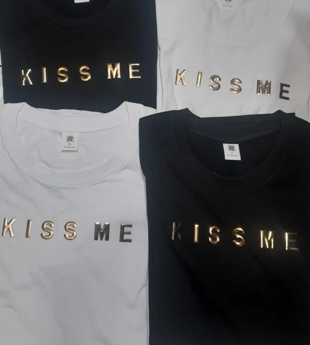 Remera Kiss Me Algodon Peinado 24/1 Premiun