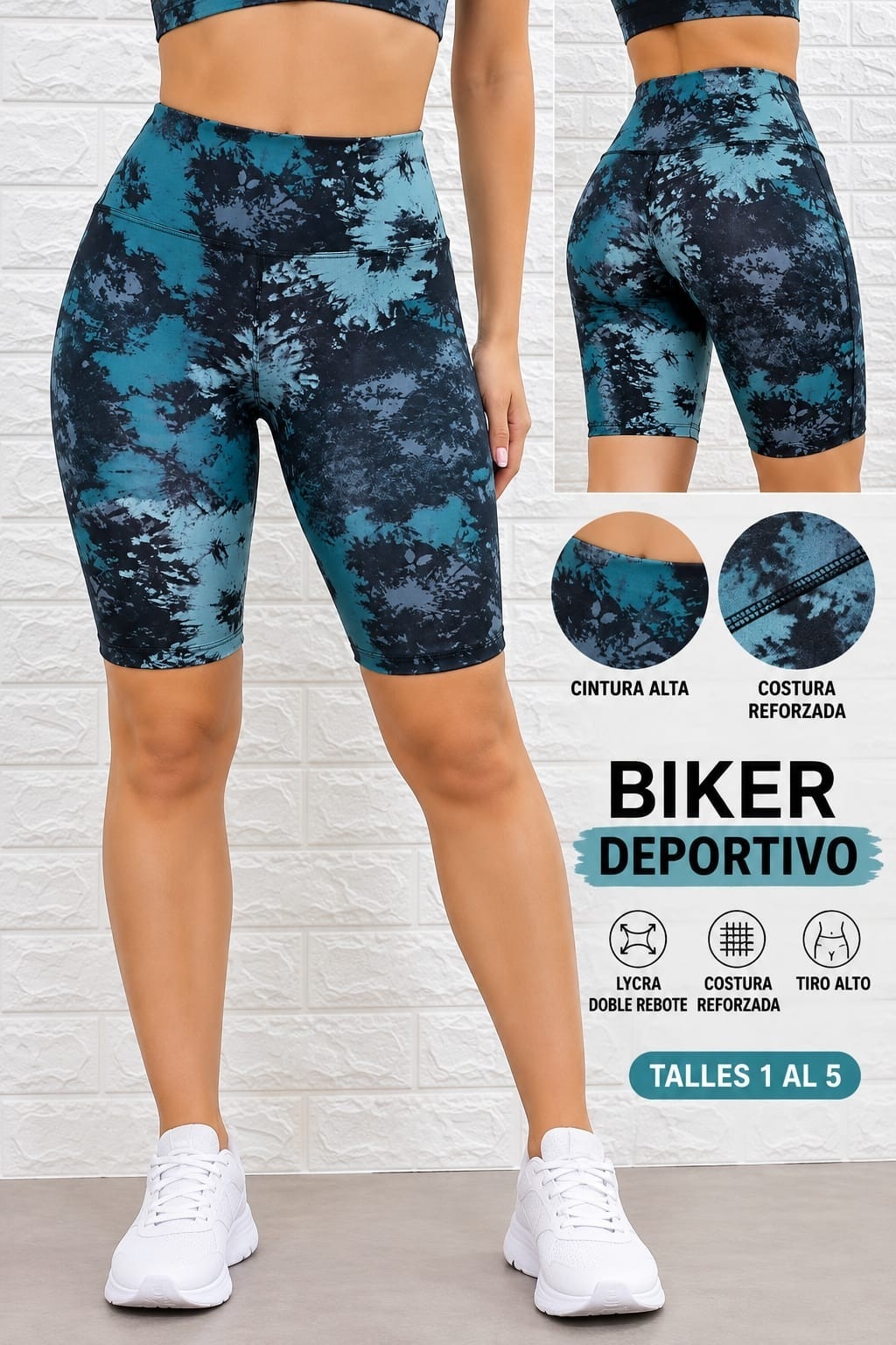 Biker Estampados de Licra - Imagen 2