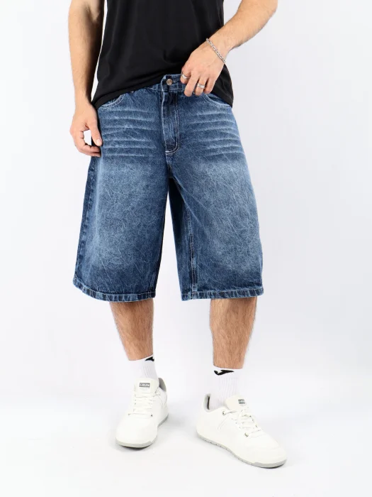 Bermuda Baggy Azul