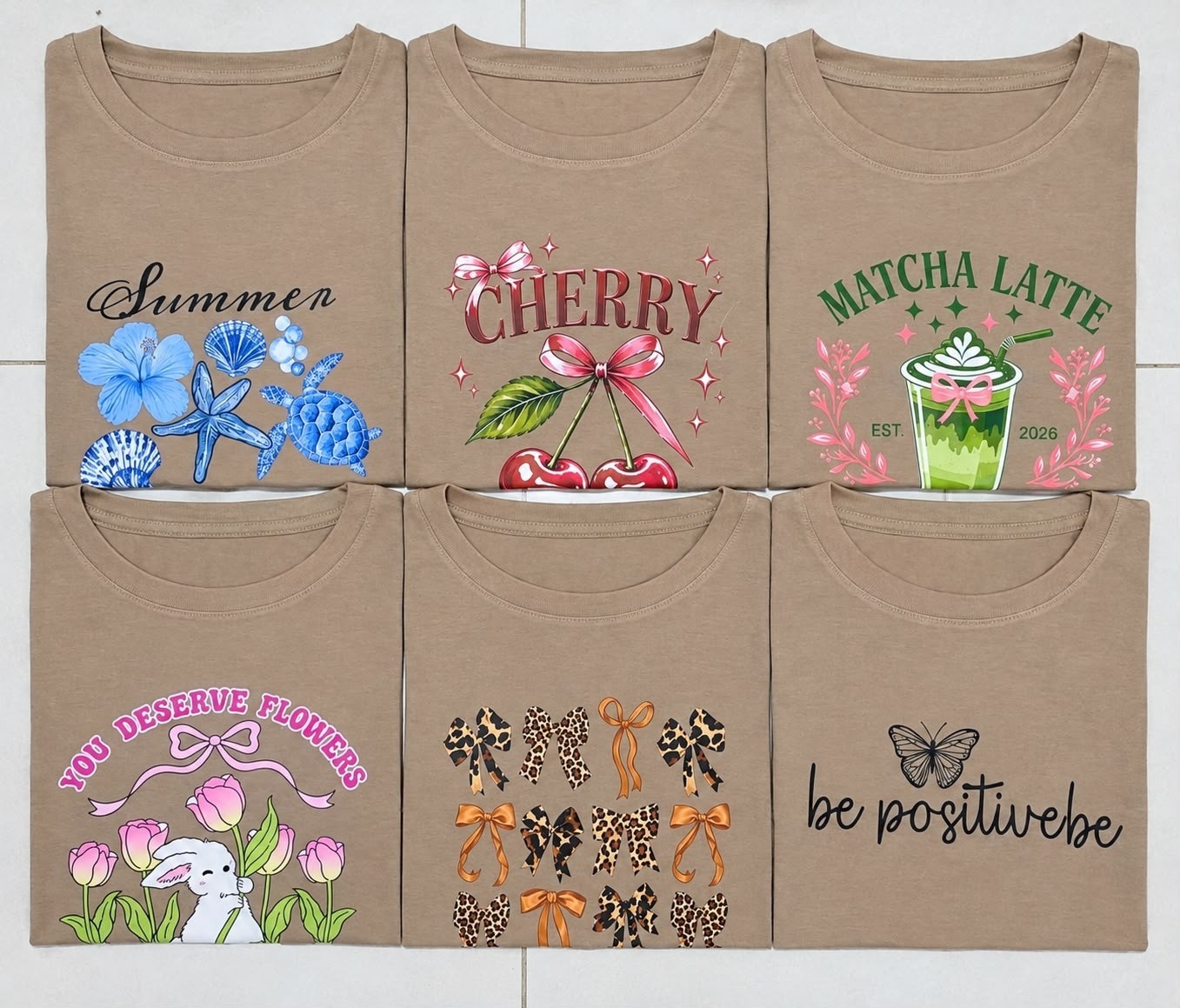 Remeras  Estampas Jersey Algodón Peinado 24/1 - Imagen 5