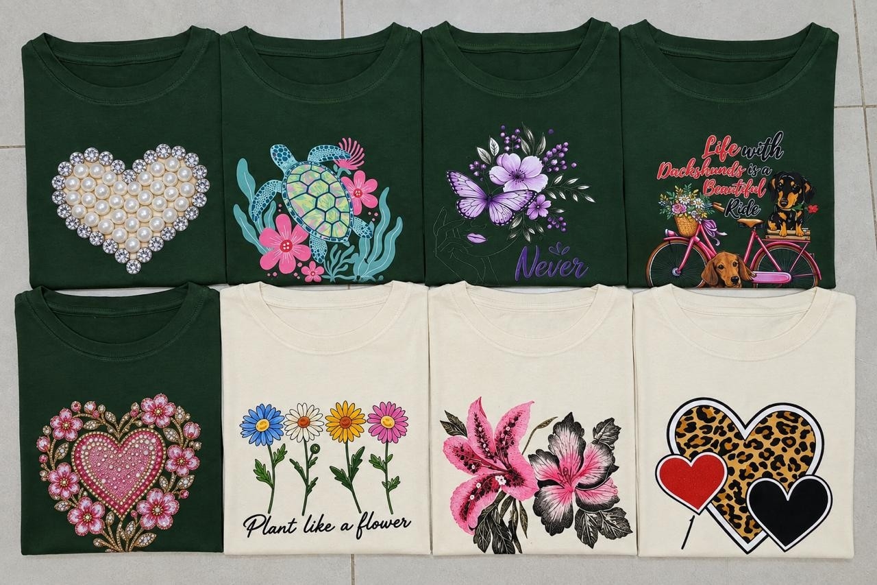 Remeras  Estampas Jersey Algodón Peinado 24/1 - Imagen 8