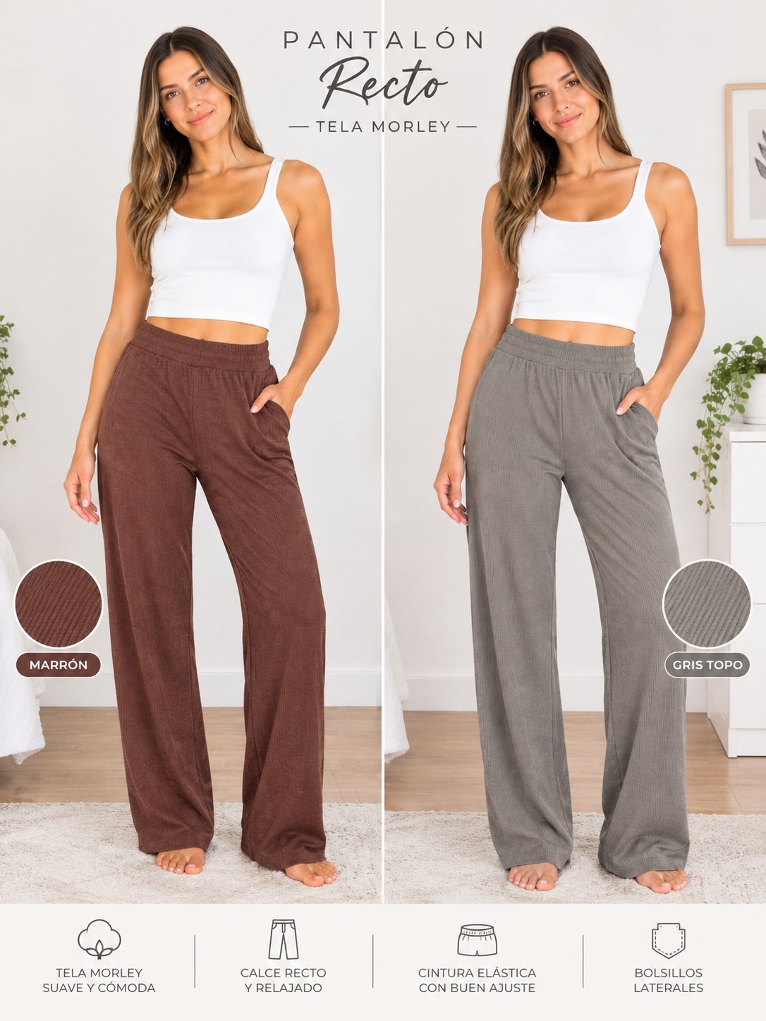Pantalón Recto - Imagen 3
