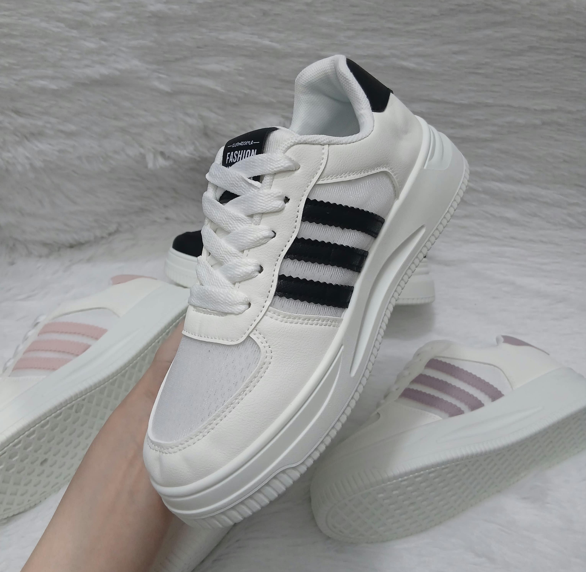 Zapatillas 3lineas Malla - Imagen 3