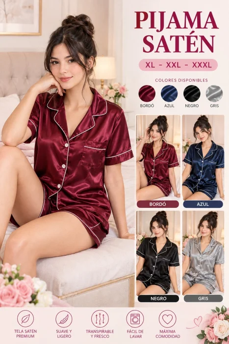 Pijama de Saten