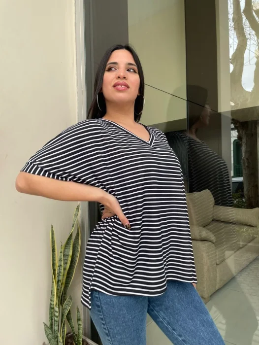 Remeron Rayado Grande de Dama