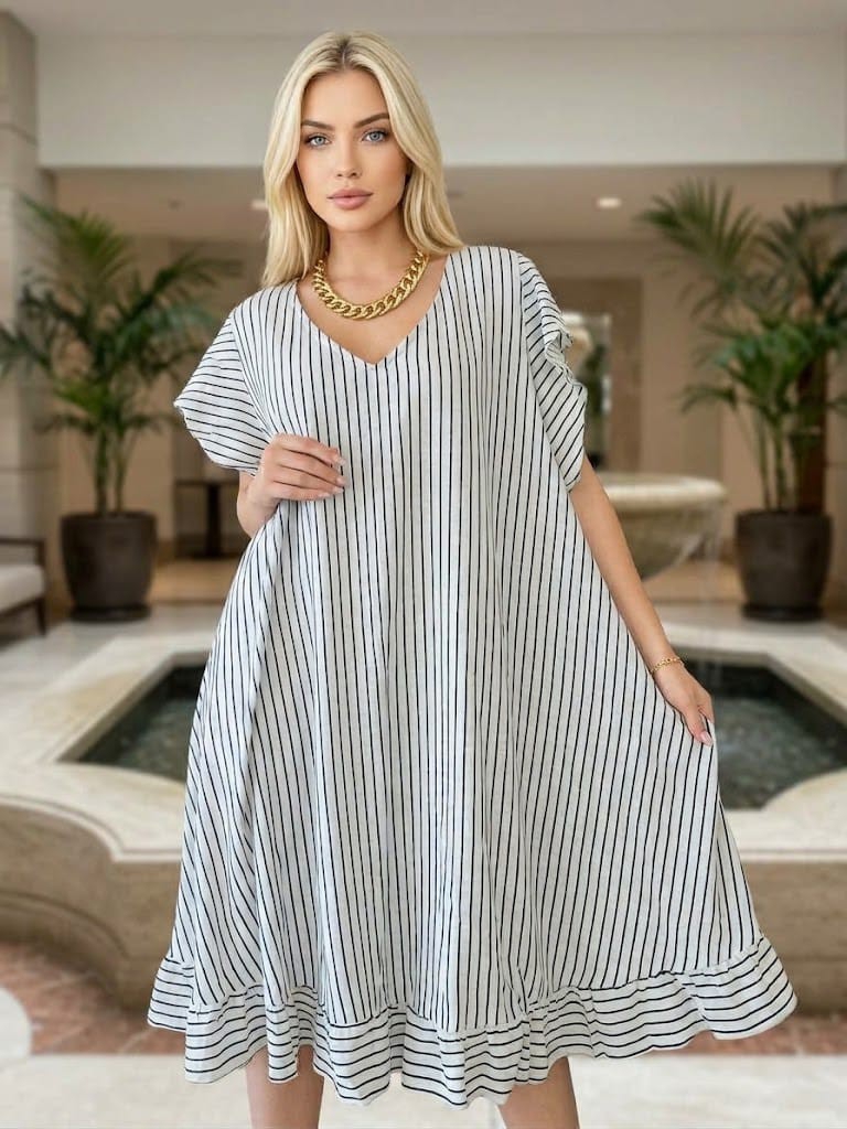 Vestido Corto de Lino - Imagen 2