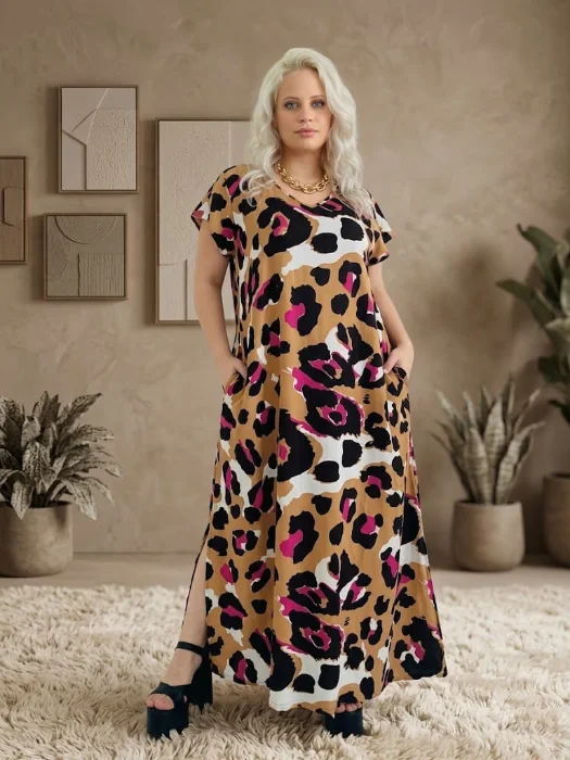 Vestido Largo de Lino